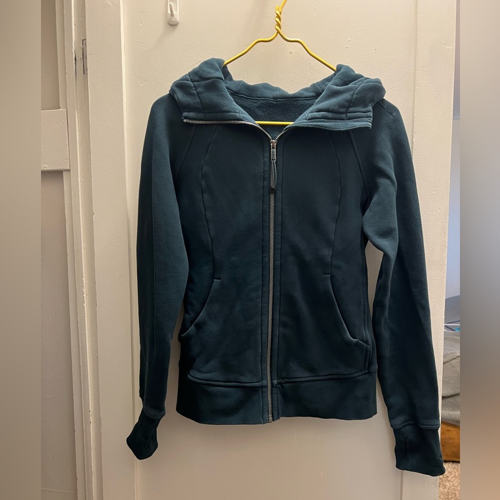 Dark Green Lululemon Scuba Hoodie
